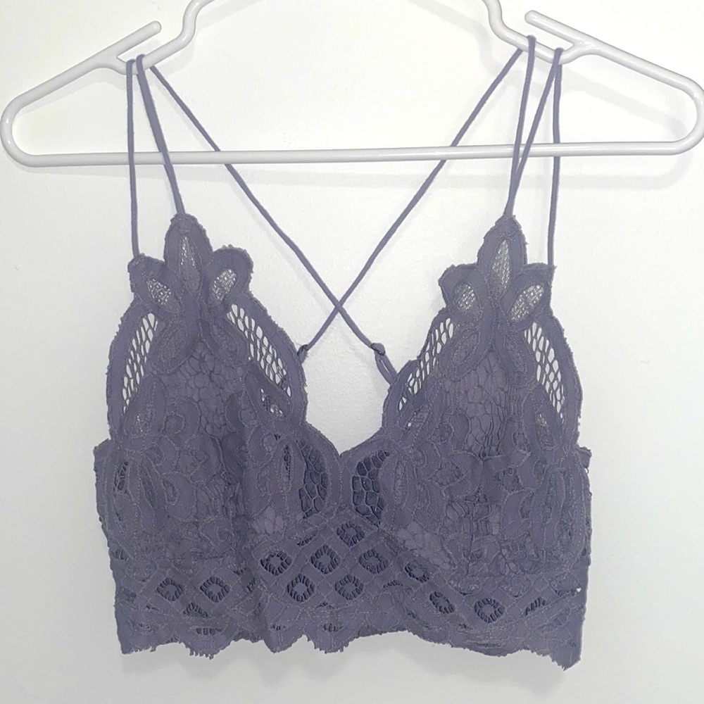 Free People Adella Smocked Bralette - Picture 2 of 5